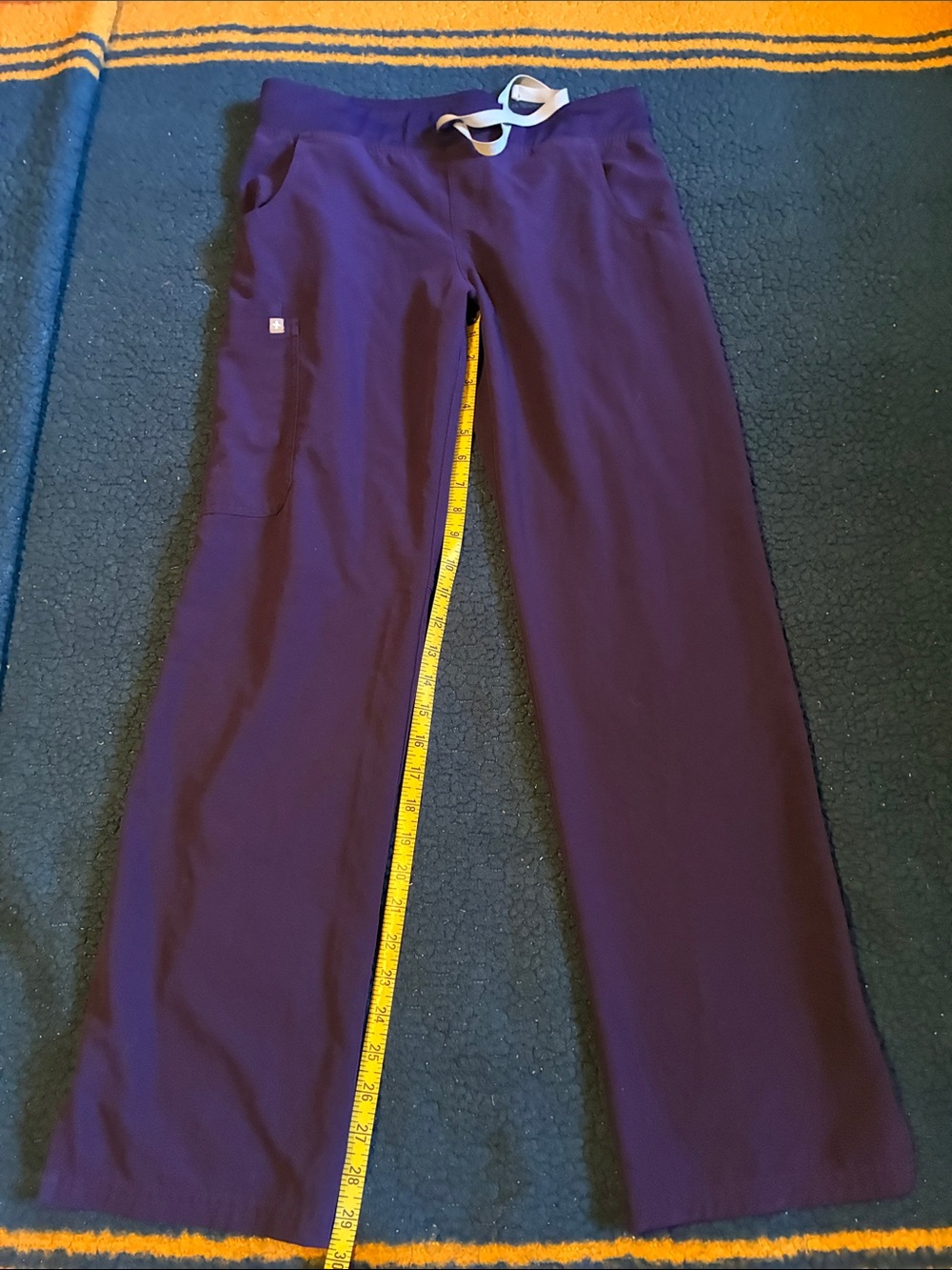 Figs Purple Drawstring Joggers